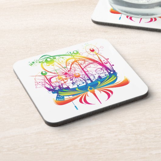 Zeilschip Coaster Bier Onderzetter (Linkerzijde)