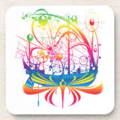 Zeilschip Coaster Bier Onderzetter (Voorkant)