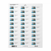 Zeilschip Etiket (Full Sheet)