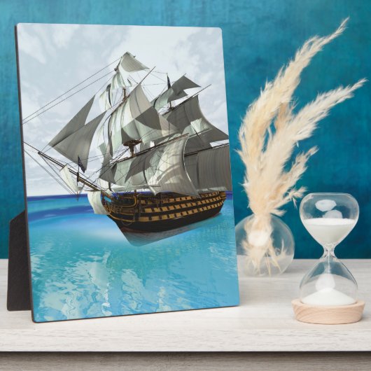 Zeilschip Fotoplaat (Zijkant)