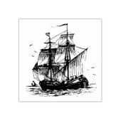 Zeilschip Houten stempel (Afrduk)