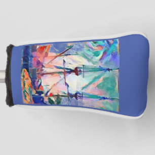 zeilschip in de haven golfheadcover