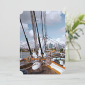 Zeilschip Kaart (Staand voorkant)