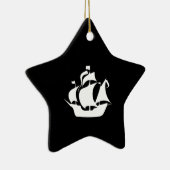 Zeilschip Keramisch Ornament (Rechts)
