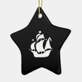 Zeilschip Keramisch Ornament (Links)