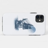 zeilschip - Kies achtergrondkleur Case-Mate iPhone Case (Achterkant (horizontaal))
