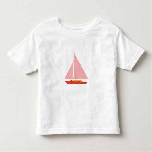 Zeilschip Kinder Shirts (Voorkant)