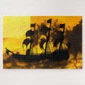 Zeilschip Legpuzzel (Horizontaal)