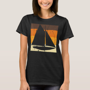 Zeilschip met de pelagische visserij Catamaran Yac T-shirt