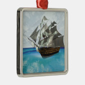 Zeilschip Metalen Ornament (Rechts)