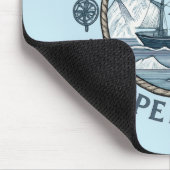  zeilschip & nautisch embleem muismat (Hoek)