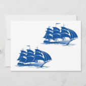  zeilschip nautische oceaanklipper kaart (Voorkant)