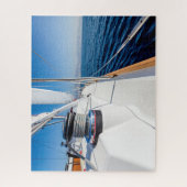 zeilschip op het zee legpuzzel (Verticaal)