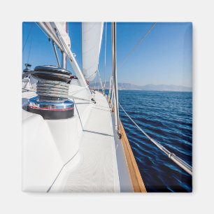 zeilschip op het zee magneet