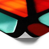 Zeilschip over de golven van de oceaan poster (Hoek)