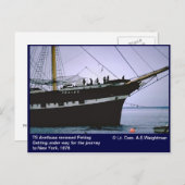 Zeilschip Peking, voorheen TS Arethusa Briefkaart (Voorkant / Achterkant)