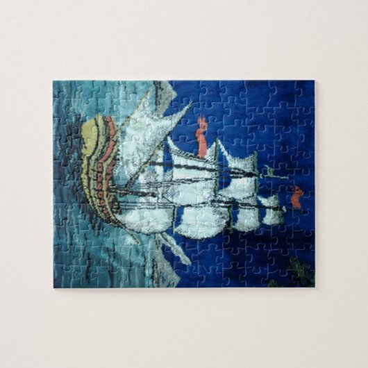 Zeilschip Puzzle Legpuzzel (Horizontaal)