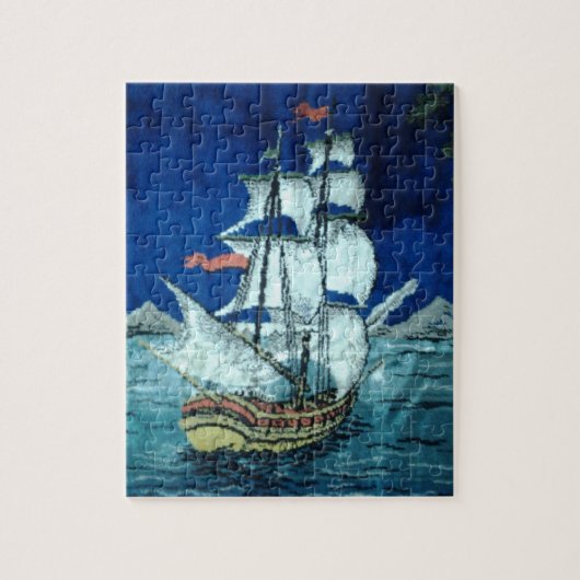 Zeilschip Puzzle Legpuzzel (Verticaal)