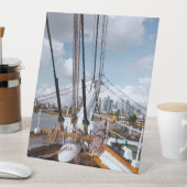 Zeilschip Reclamebord Met Voetstuk (Insitu)