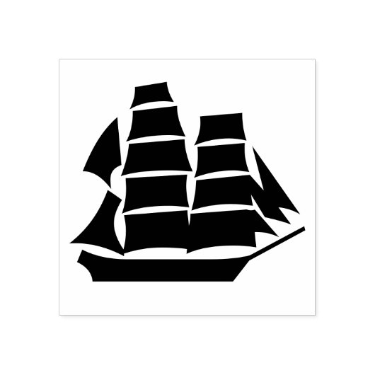 Zeilschip Rubberstempel (Afrduk)