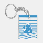 Zeilschip Sleutelhanger (Voorkant Links)