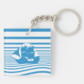 Zeilschip Sleutelhanger (Achterkant)