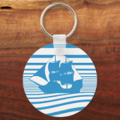 Zeilschip Sleutelhanger (Voorkant)