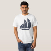 Zeilschip T-shirt (Voorkant volledig)