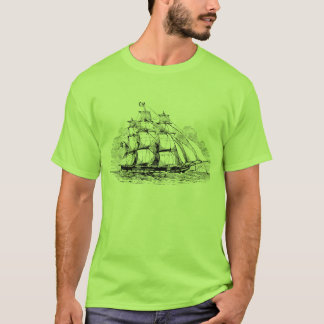 zeilschip t-shirt
