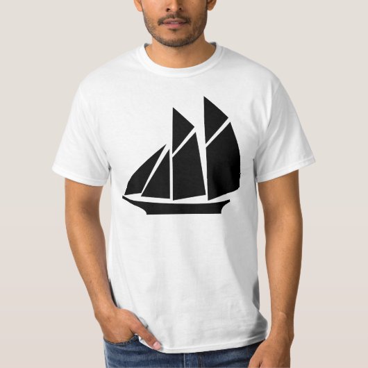 Zeilschip T-shirt (Voorkant)