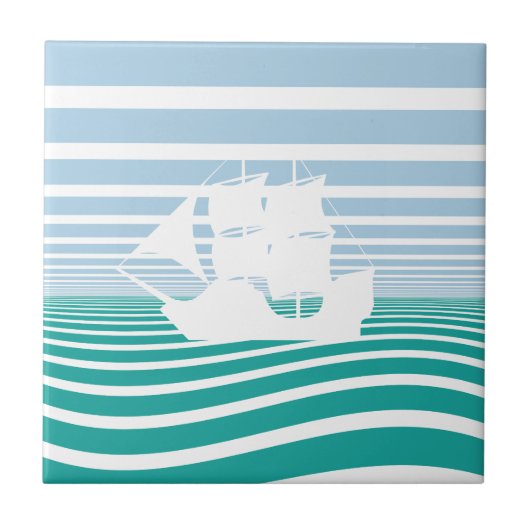 Zeilschip Tegeltje (Voorkant)