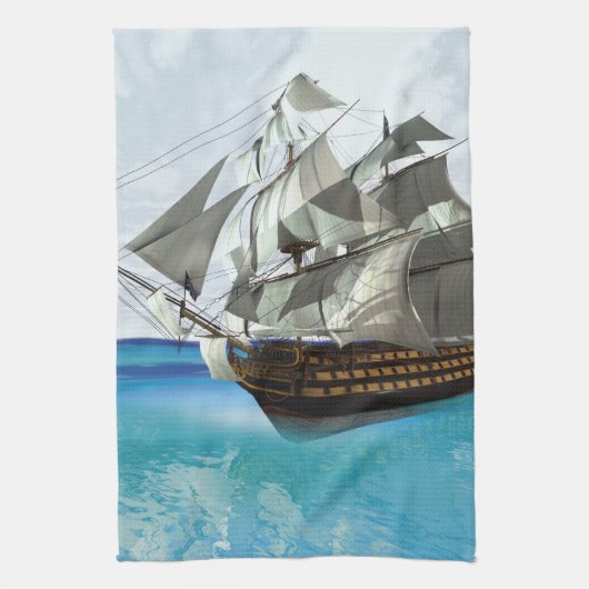 Zeilschip Theedoek (Verticaal)