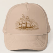  zeilschip trucker pet (Voorkant)