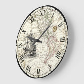 Zeilschip van Galleon ~ 1789 Westerne Hemisphere M Grote Klok (Hoek)