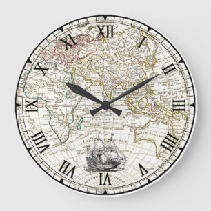 Zeilschip van Galleon ~ kaart van het oostelijk ha Grote Klok