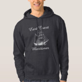 Zeilschip voor de oostkust van Maritimer Hoodie (Voorkant)