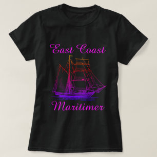 Zeilschip voor de oostkust van Maritimer shirt
