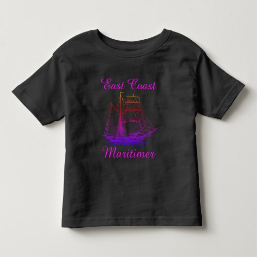 Zeilschip voor de oostkust van Maritimer shirt (Voorkant)