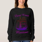 Zeilschip voor de oostkust van Maritimer shirt (Voorkant)