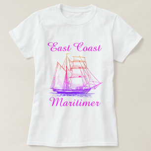 Zeilschip voor de oostkust van Maritimer shirt