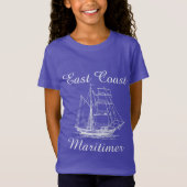 Zeilschip voor de oostkust van Maritimer shirt (Voorkant)