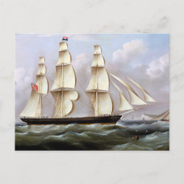 Zeilschip Woolloomooloo 1850 Briefkaart