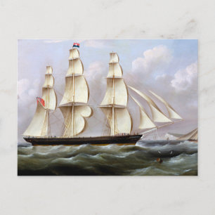 Zeilschip Woolloomooloo 1850 Briefkaart