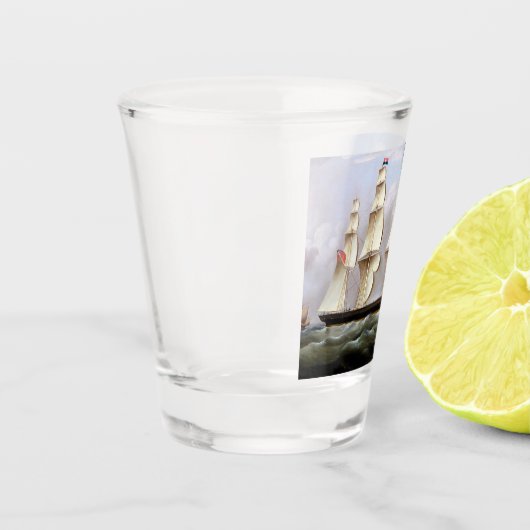Zeilschip Woolloomooloo 1850 Shot Glas (Links)