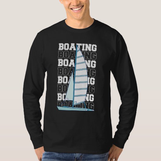 Zeilschip zeilboot Kapitein 1 T-shirt (Voorkant)