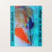 zeilschoenenpuzzel legpuzzel (Verticaal)