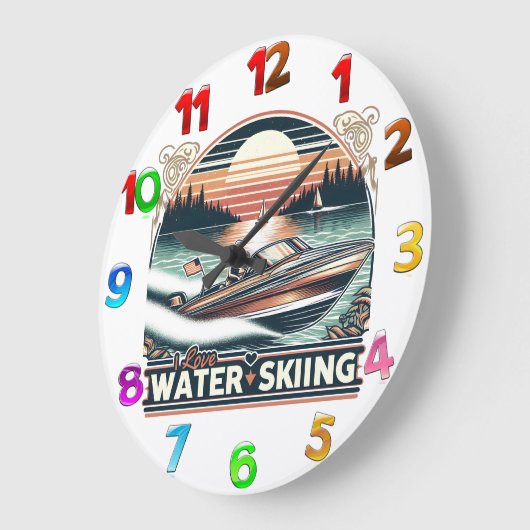 Zeilsereniteit: Man stuurboot over het meer Grote Klok (Hoek)