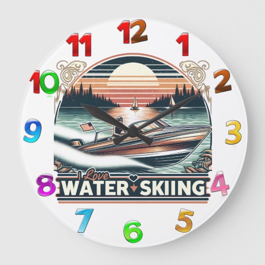 Zeilsereniteit: Man stuurboot over het meer Grote Klok (Voorkant)