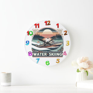 Zeilsereniteit: Man stuurboot over het meer Grote Klok