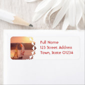 Zeilspinnaker Zeilboot Retouradres Labels (Insitu)